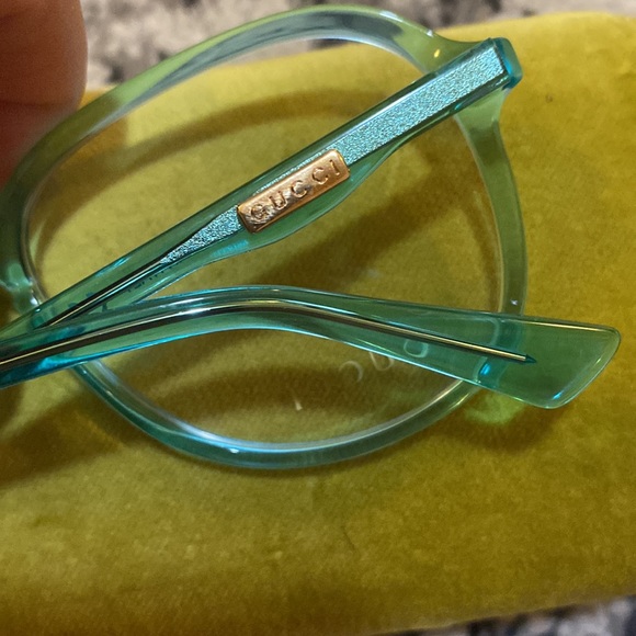 Gucci Blue Optical Frame Glasses - Picture 2 of 4